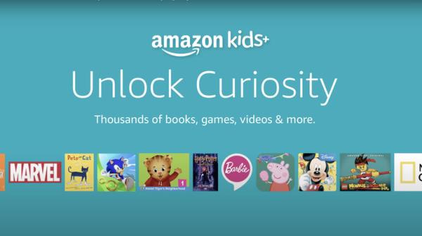 Amazon Kids+ Unlock Curiosity banner